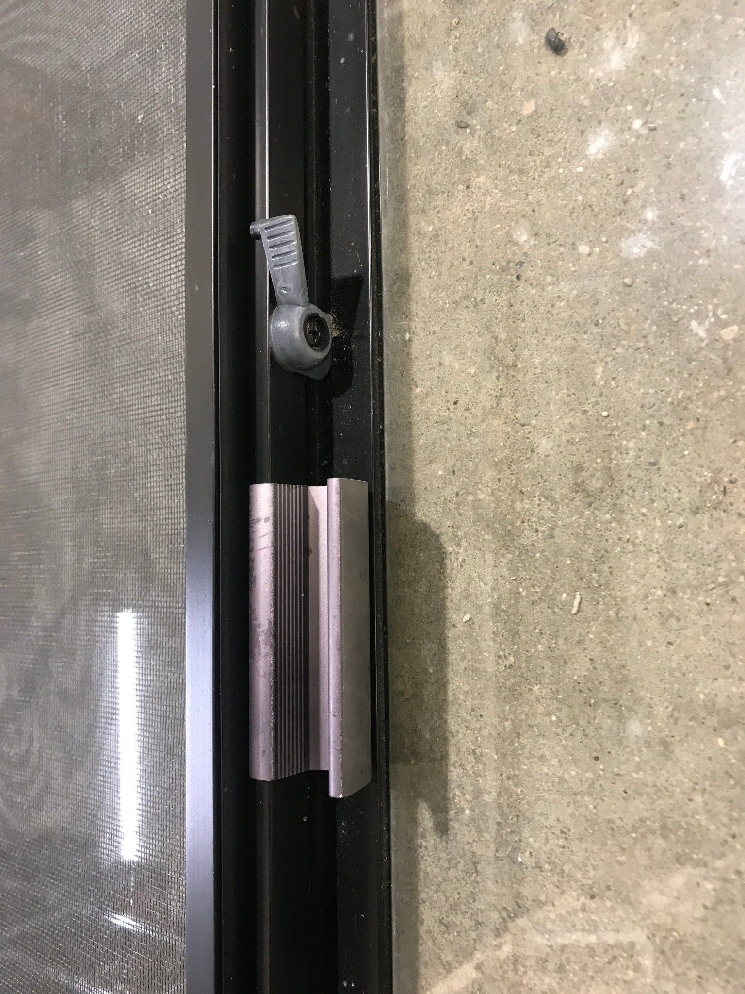 Used Black Radius Opening Window : 60 1/4