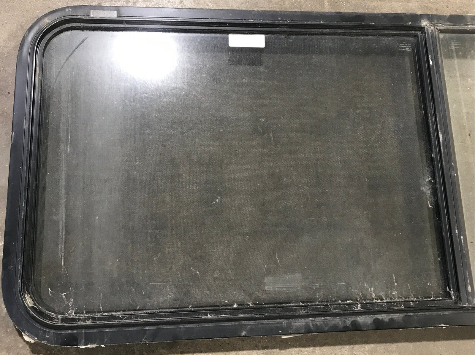 Used Black Radius Opening Window : 60 1/4