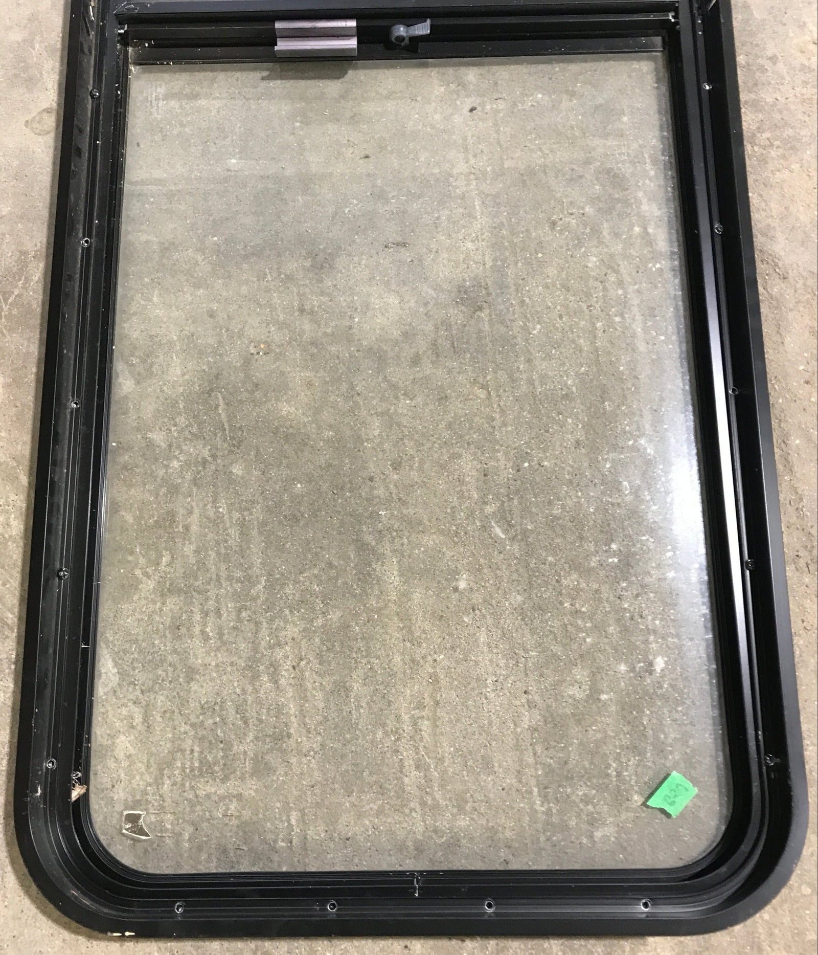 Used Black Radius Opening Window : 60 1/4