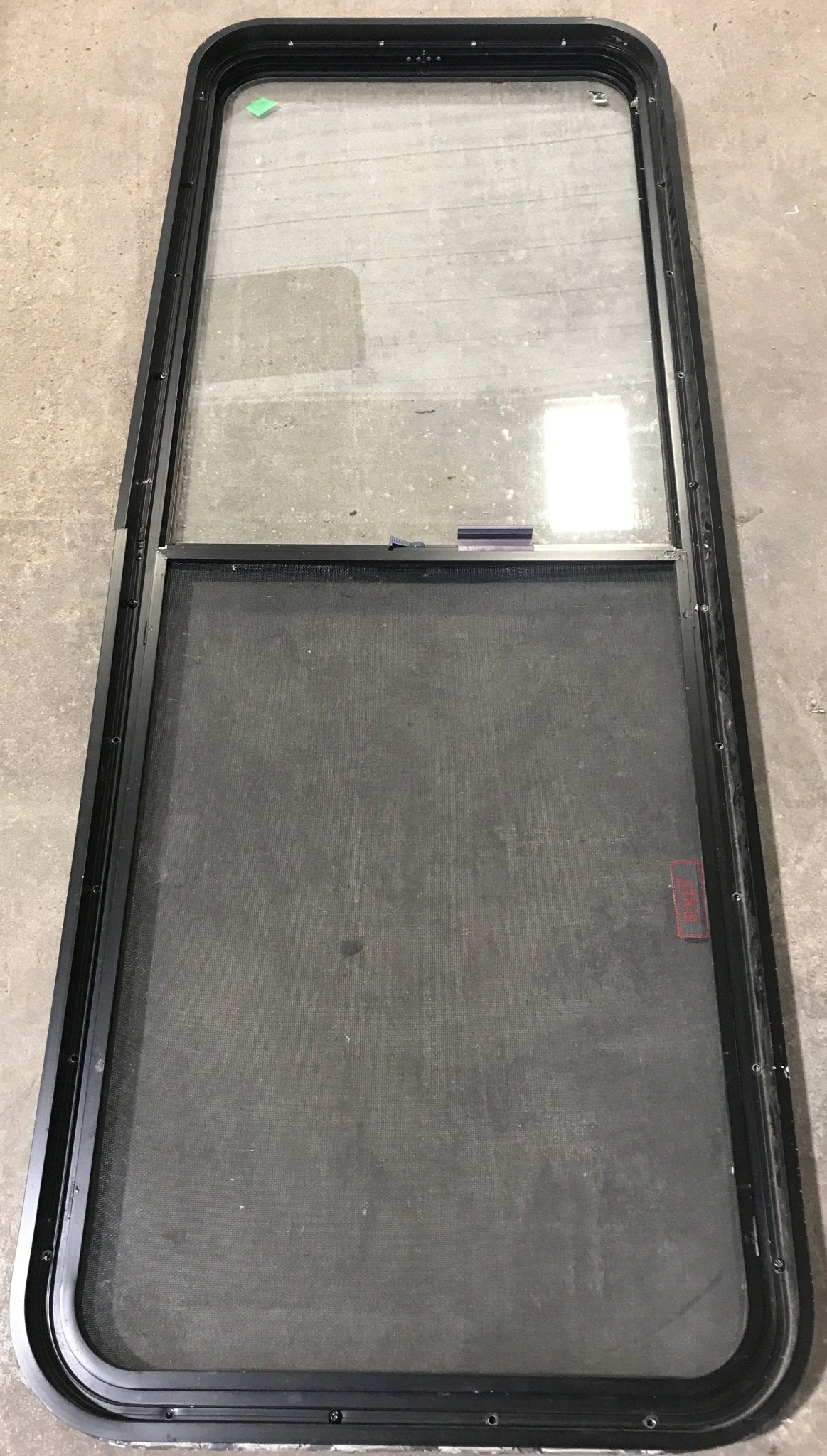 Used Black Radius Opening Window : 60 1/4
