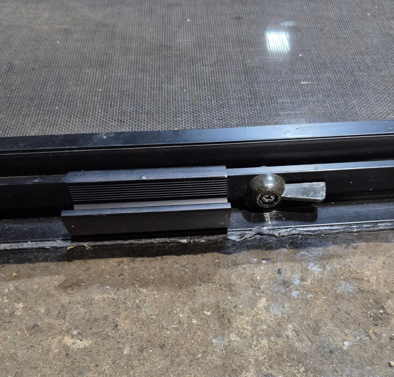 Used Black Radius Opening Window : 60 1/4