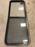 Used Black Radius Opening Window : 60" W x 21 1/2" H x 1 7/8" D - Young Farts RV Parts