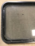 Used Black Radius Opening Window : 60" W x 21 1/2" H x 1 7/8" D - Young Farts RV Parts