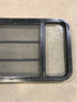 Used Black Radius Opening Window : 60" W x 21 3/4" H x 2" D - Young Farts RV Parts