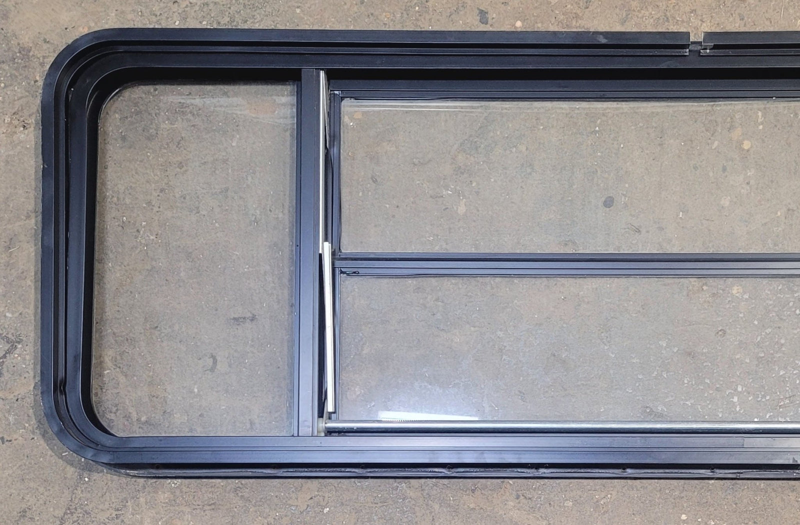 Used Black Radius Opening Window : 61 3/4