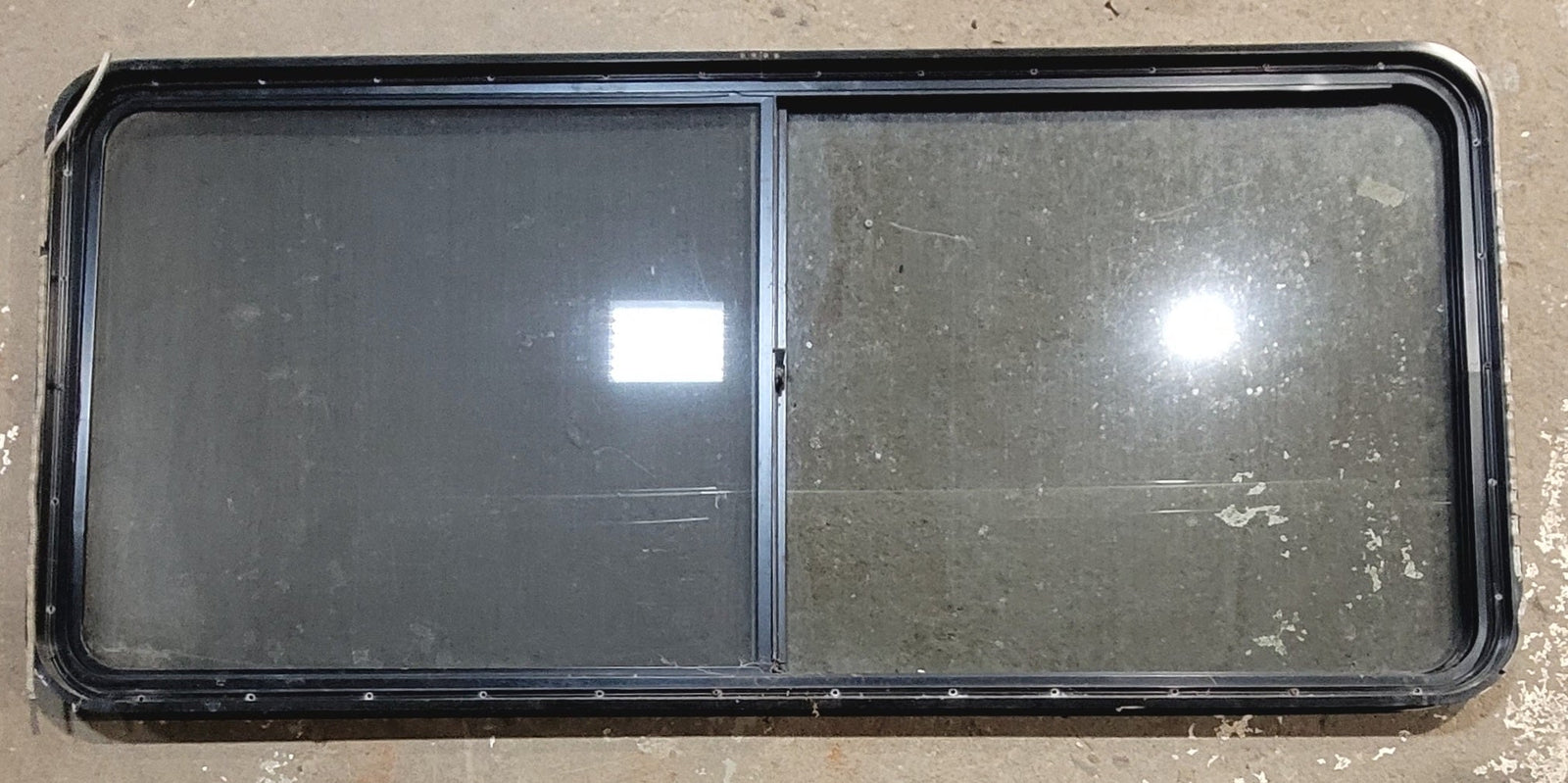 Used Black Radius Opening Window : 64 1/4