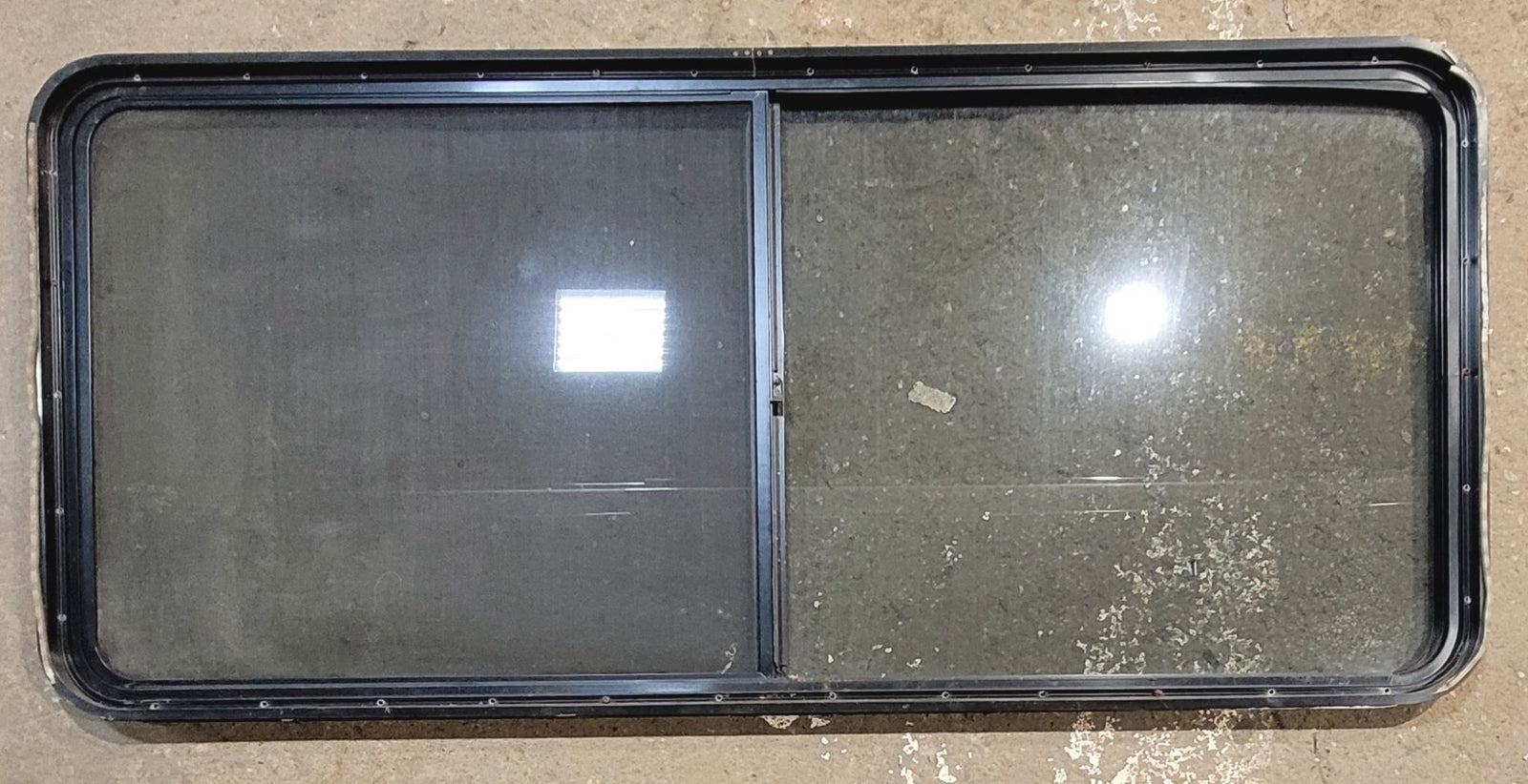 Used Black Radius Opening Window : 64 1/4