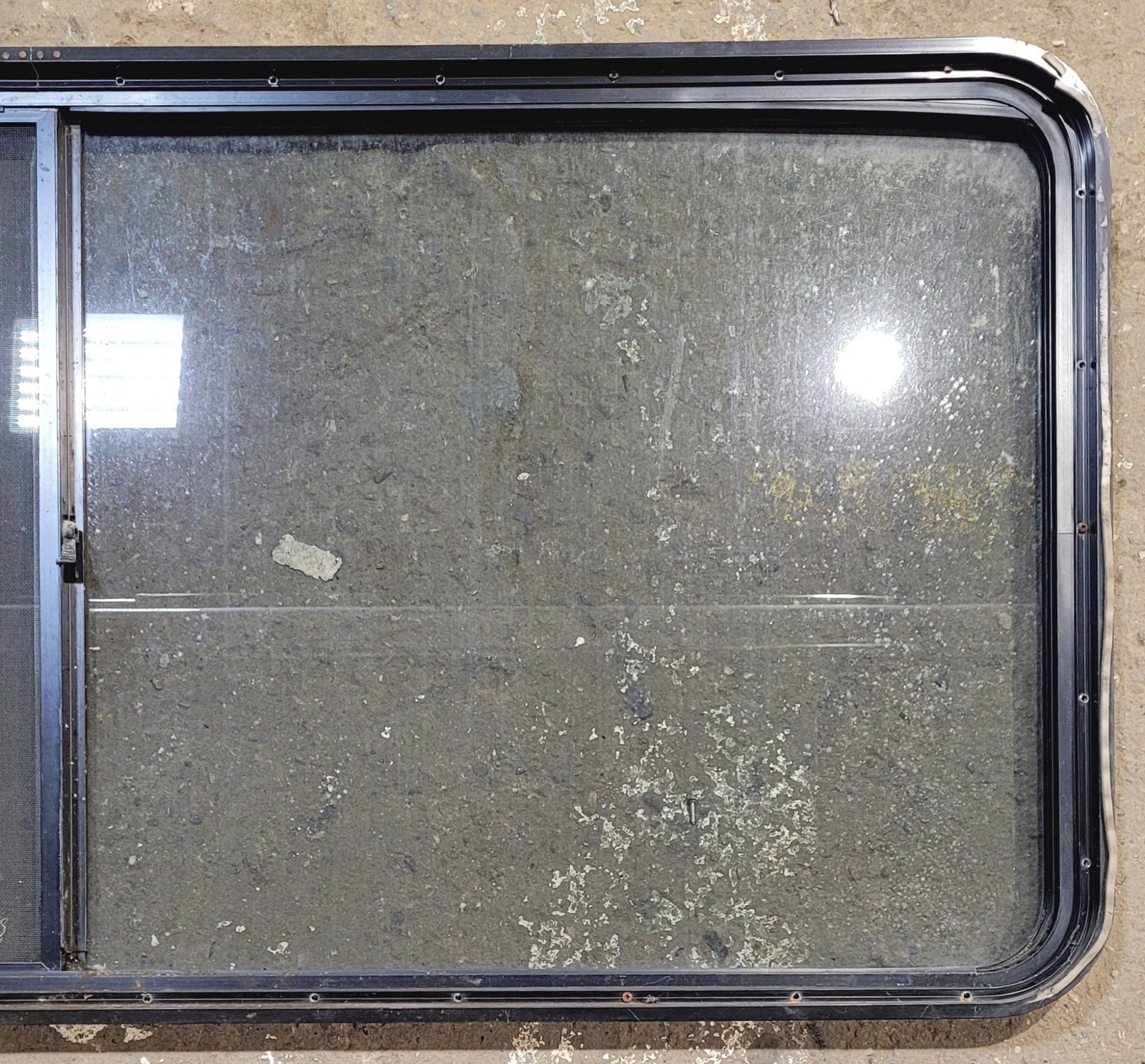 Used Black Radius Opening Window : 64 1/4