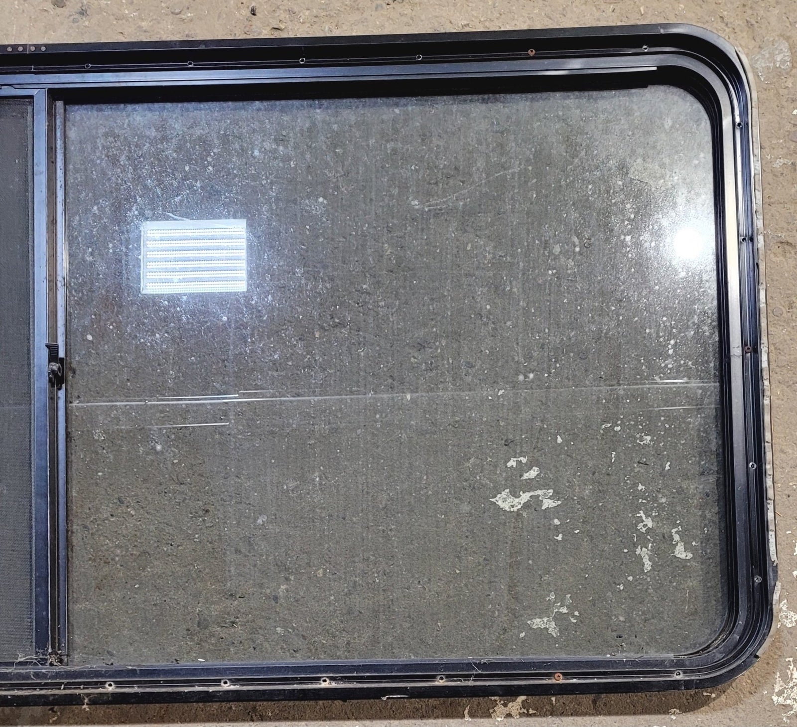 Used Black Radius Opening Window : 64 1/4