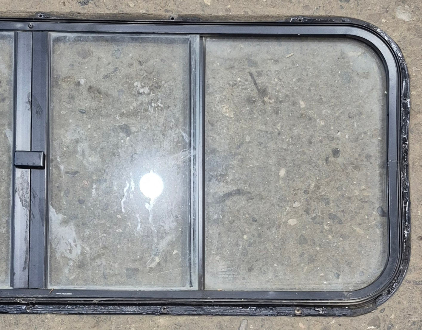 Used Black Radius Truck Camper Slider Opening Window : 41