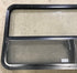 Used Black Radius Window : 53 1/4" W x 25 1/4" H x 2 1/4" D - Young Farts RV Parts