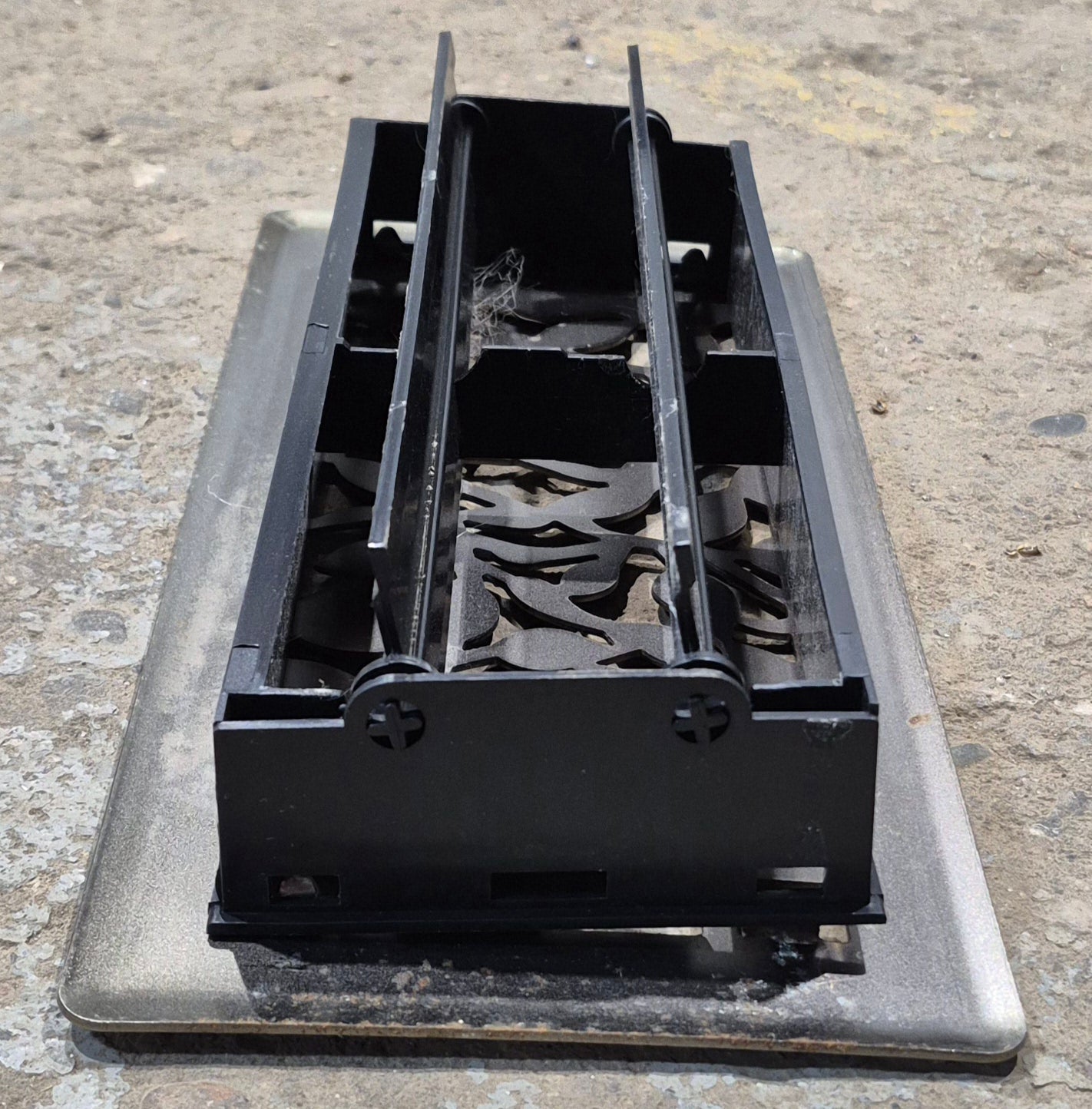 Used Bronzed Floor Register - Metal - Young Farts RV Parts