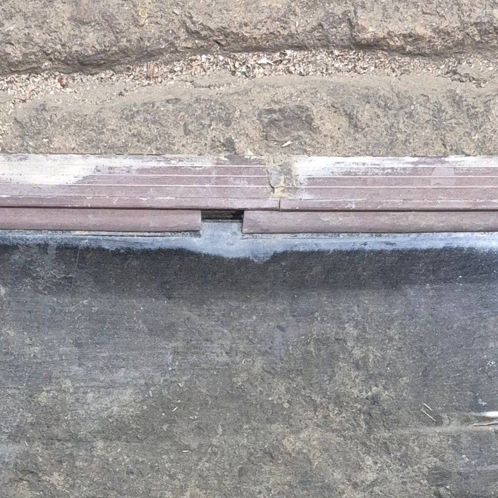 Used Brown Radius Non-Opening Window - 33 3/4