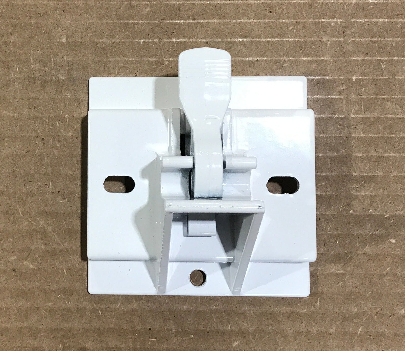 Used Carefree Bottom Bracket, White - 901019W - Young Farts RV Parts