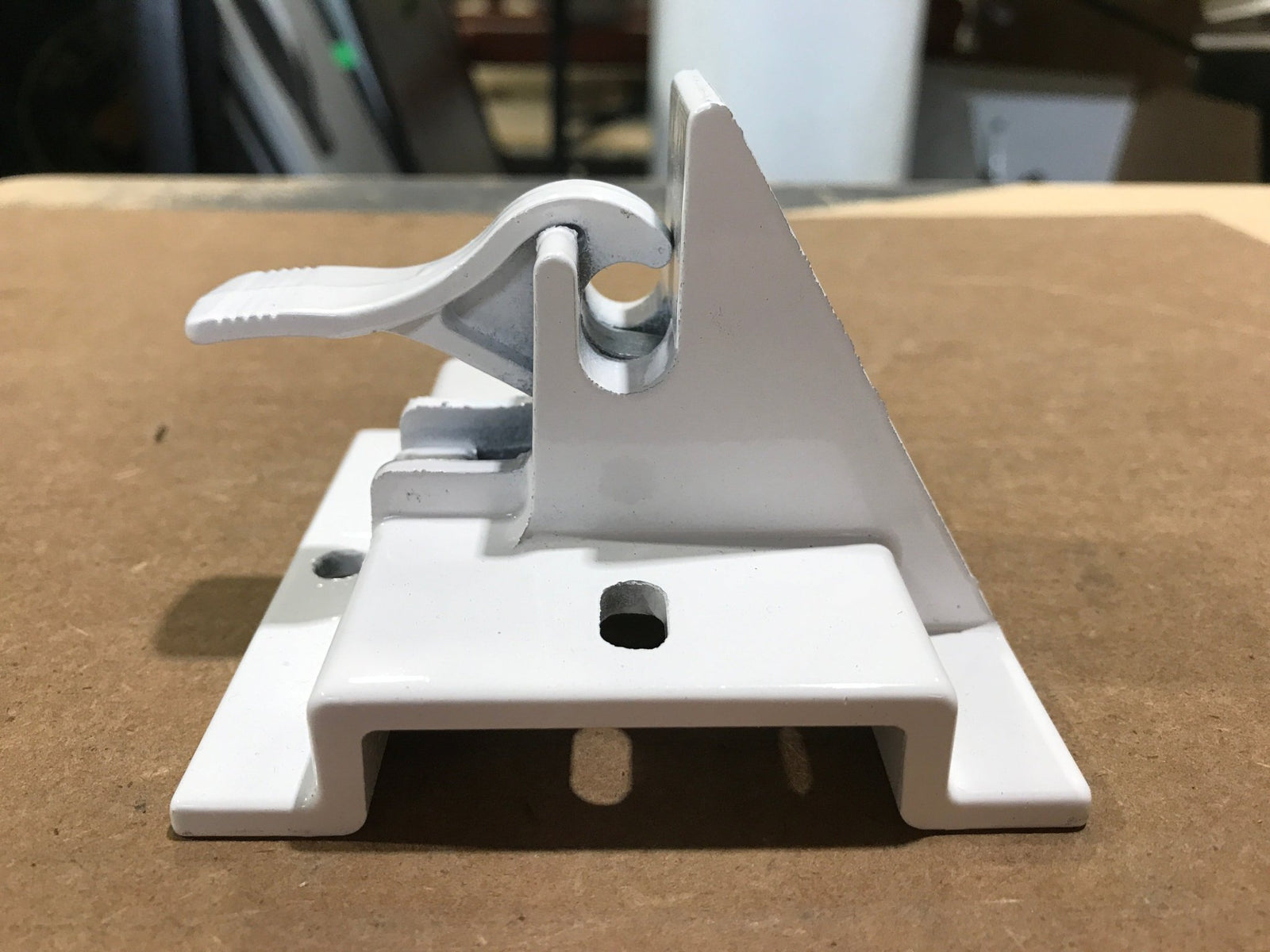 Used Carefree Bottom Bracket, White - 901019W - Young Farts RV Parts