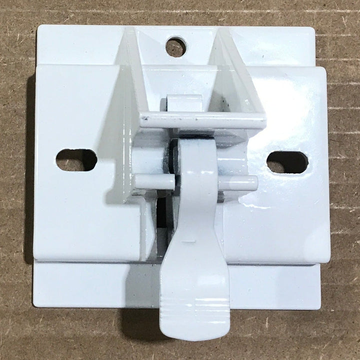 Used Carefree Bottom Bracket, White - 901019W - Young Farts RV Parts