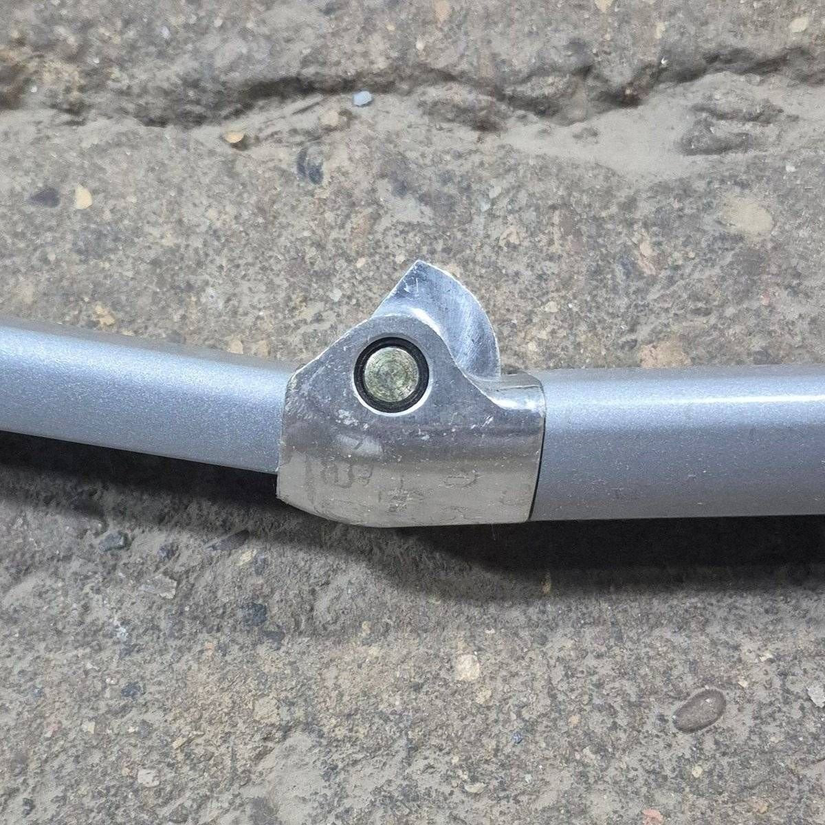 Used Carefree Box Awning Spring Arm Assembly, 94", Silver, Right (Idler) Side - R012530 - TB94R - Young Farts RV Parts