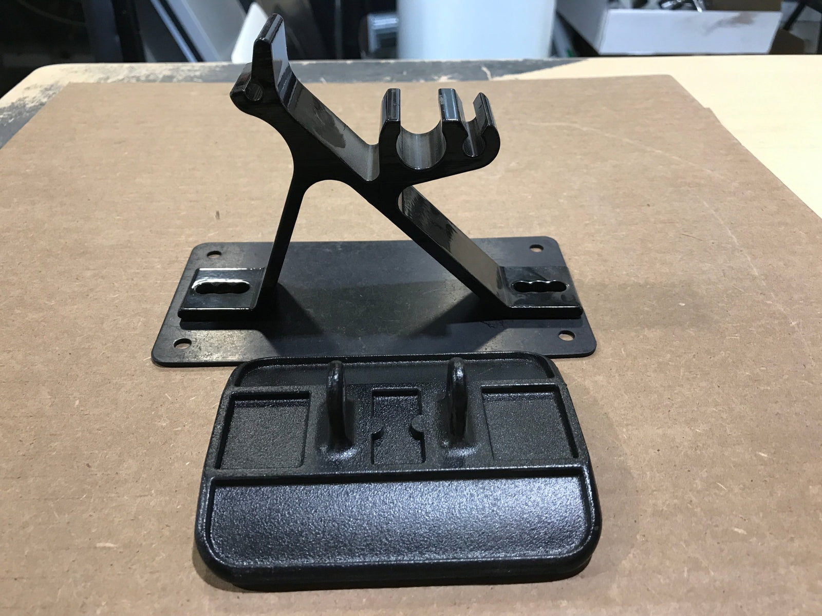 Used Carefree Cradle, With Bracket, Black - R00483 - Young Farts RV Parts