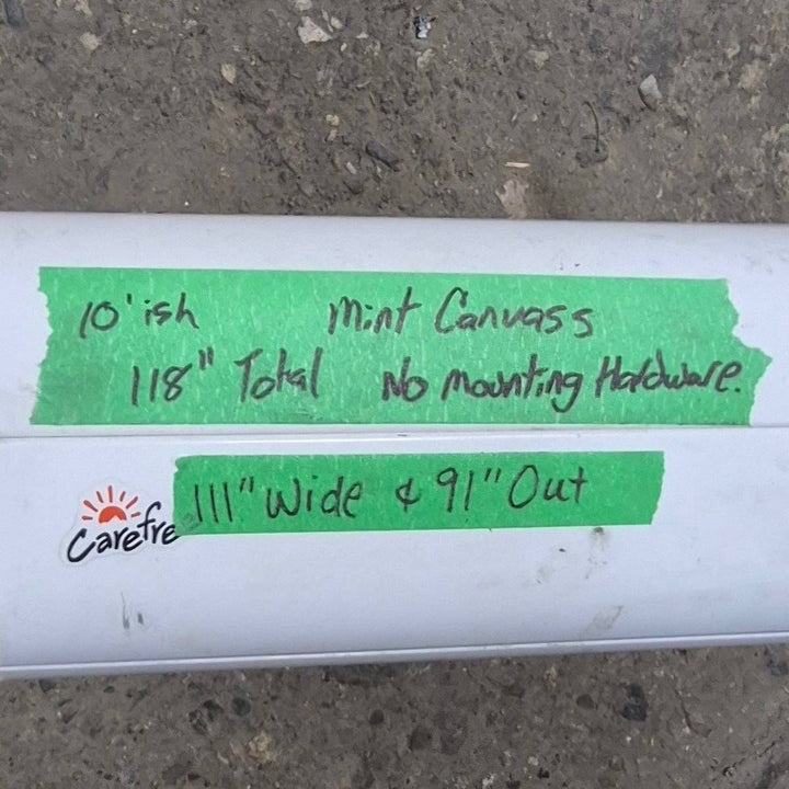 Used Carefree Manual Box Awning, New Canvas, 10' - 351188D25 (Believed to be) - Young Farts RV Parts