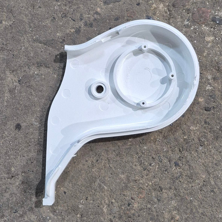 Used Carefree Sideout Kover II SOK II End Cap, Right Side - R00901WHT - Young Farts RV Parts