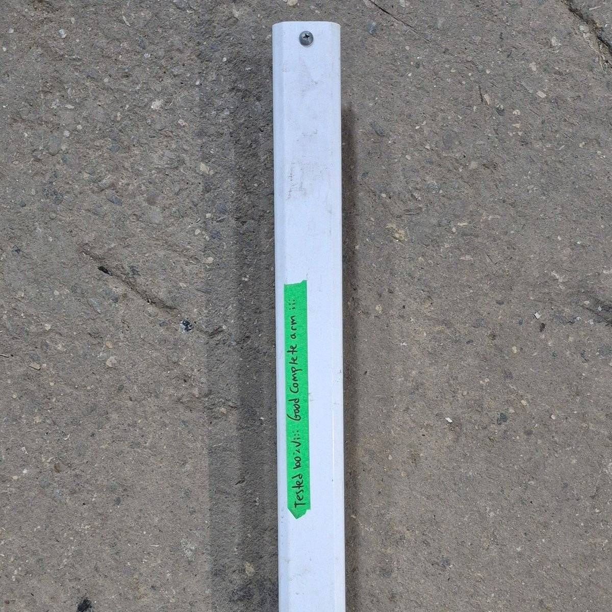 Used Carefree Single Manual Arm, White - R00416 - 301 - 55 - Young Farts RV Parts
