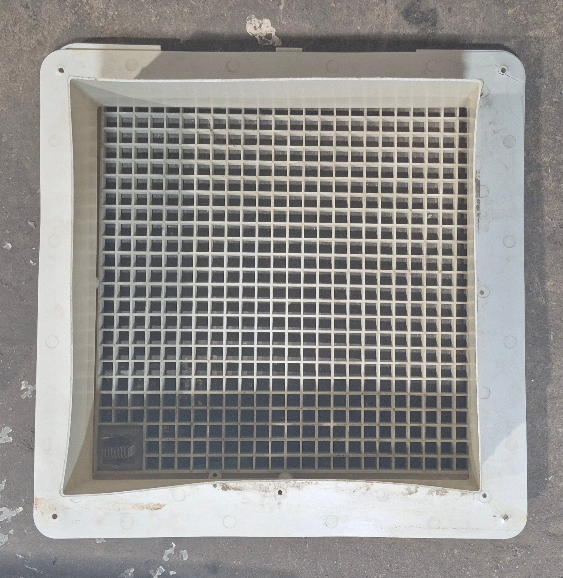 Used Carefree SUPERFAN Complete Fan Vent 14" X 14" 12V - Young Farts RV Parts