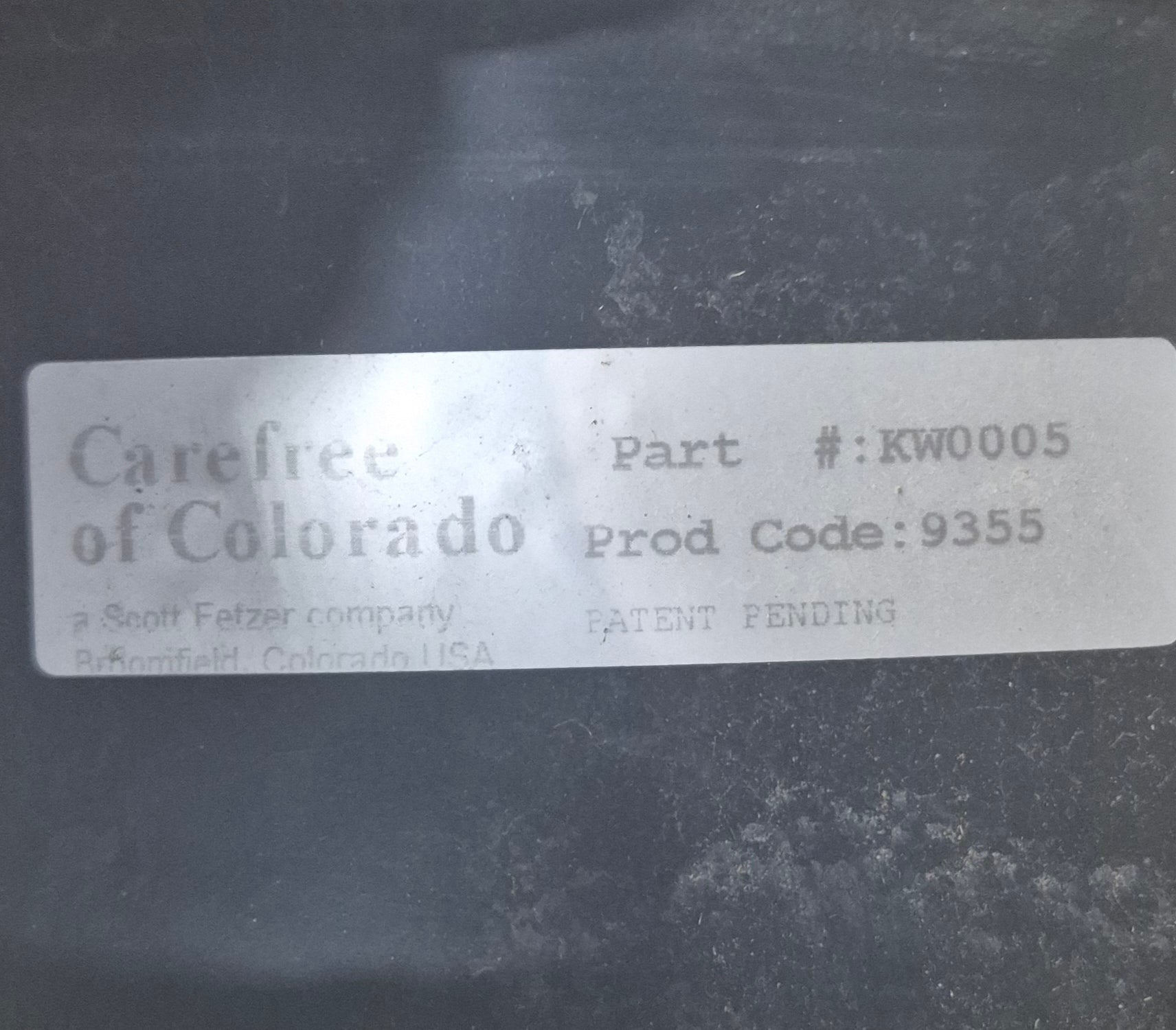 Used Carefree SUPERFAN Complete Fan Vent 14" X 14" 12V - Young Farts RV Parts