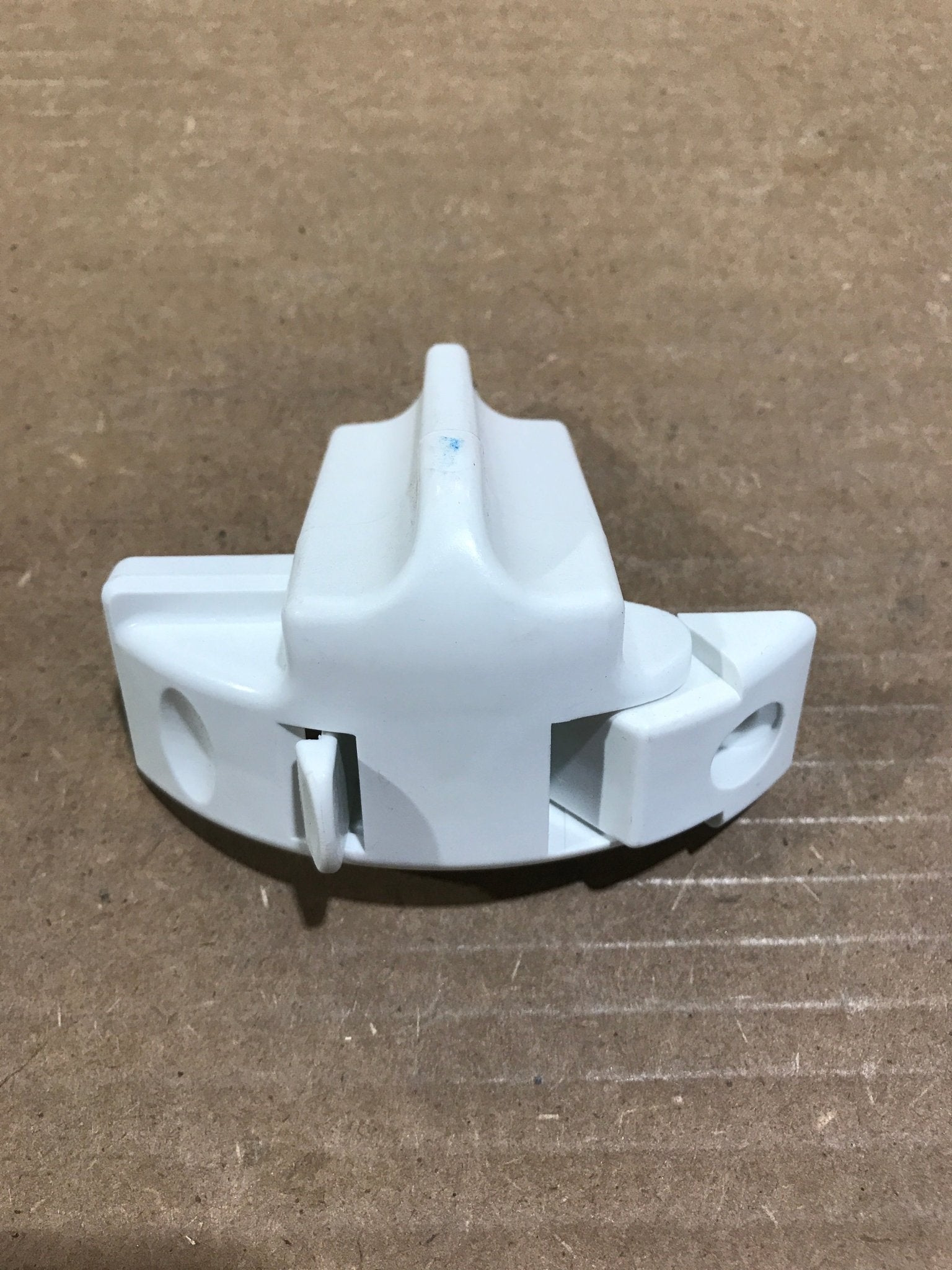 Used Carefree Travel Lock, White - 901017W - Young Farts RV Parts