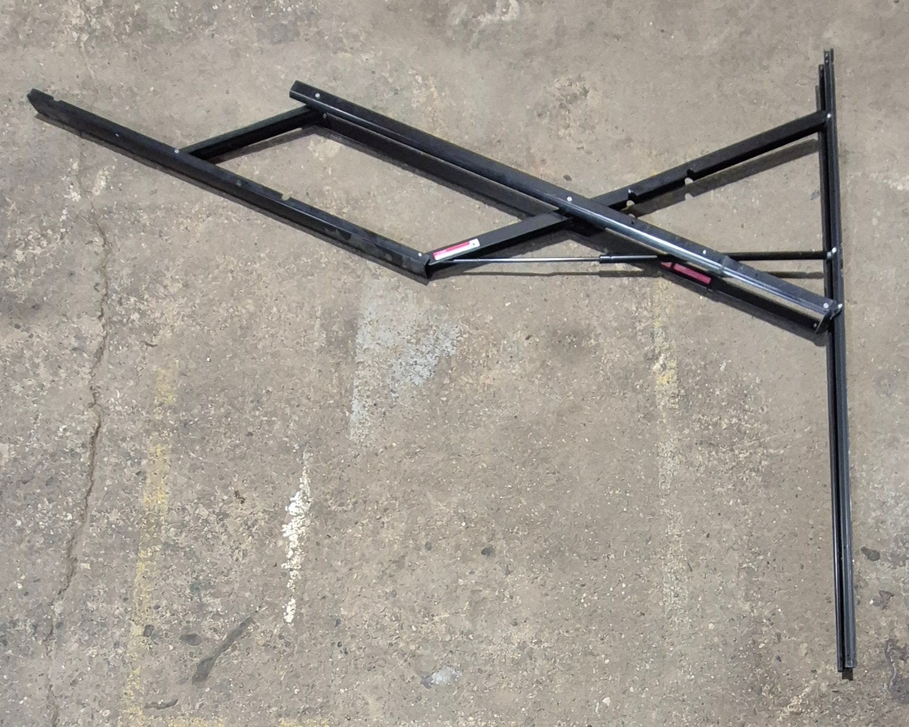 Used Carefree Travel'R Power Awning Arm, Standard LH Idler (Non - Power Side), 66 1/2", Adjustable Pitch - R001643BLK - Young Farts RV Parts