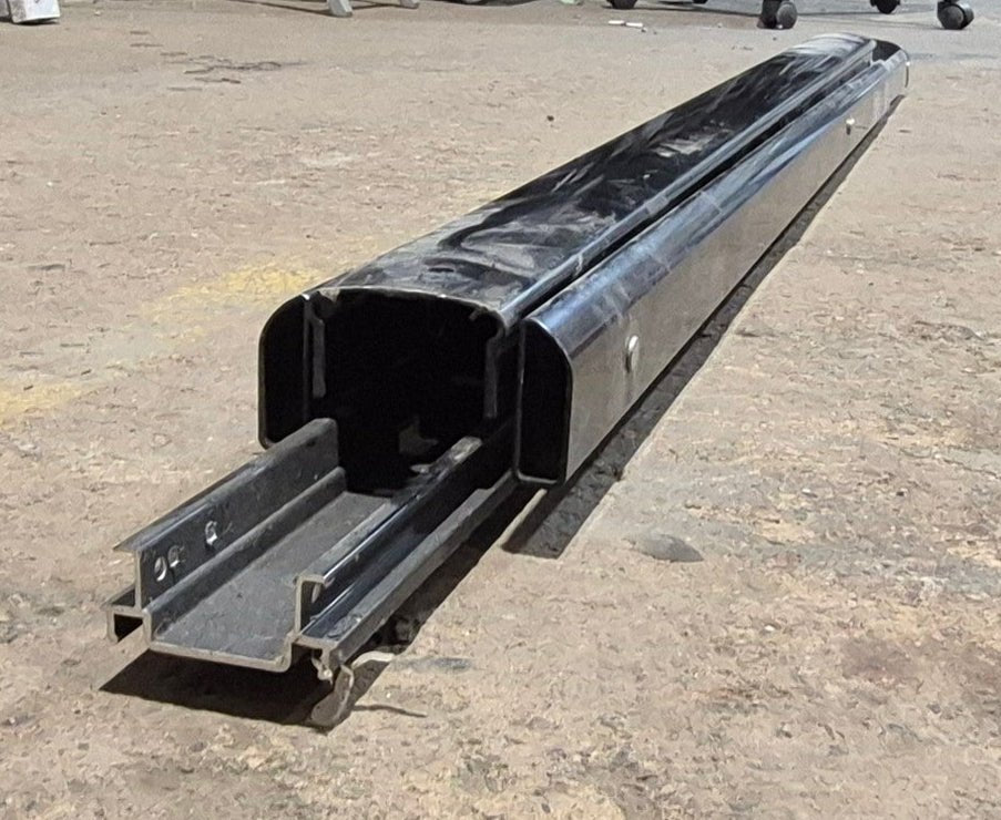 Used Carefree Travel'R Power Awning Arm, Standard LH Idler (Non - Power Side), 66 1/2", Adjustable Pitch - R001643BLK - Young Farts RV Parts