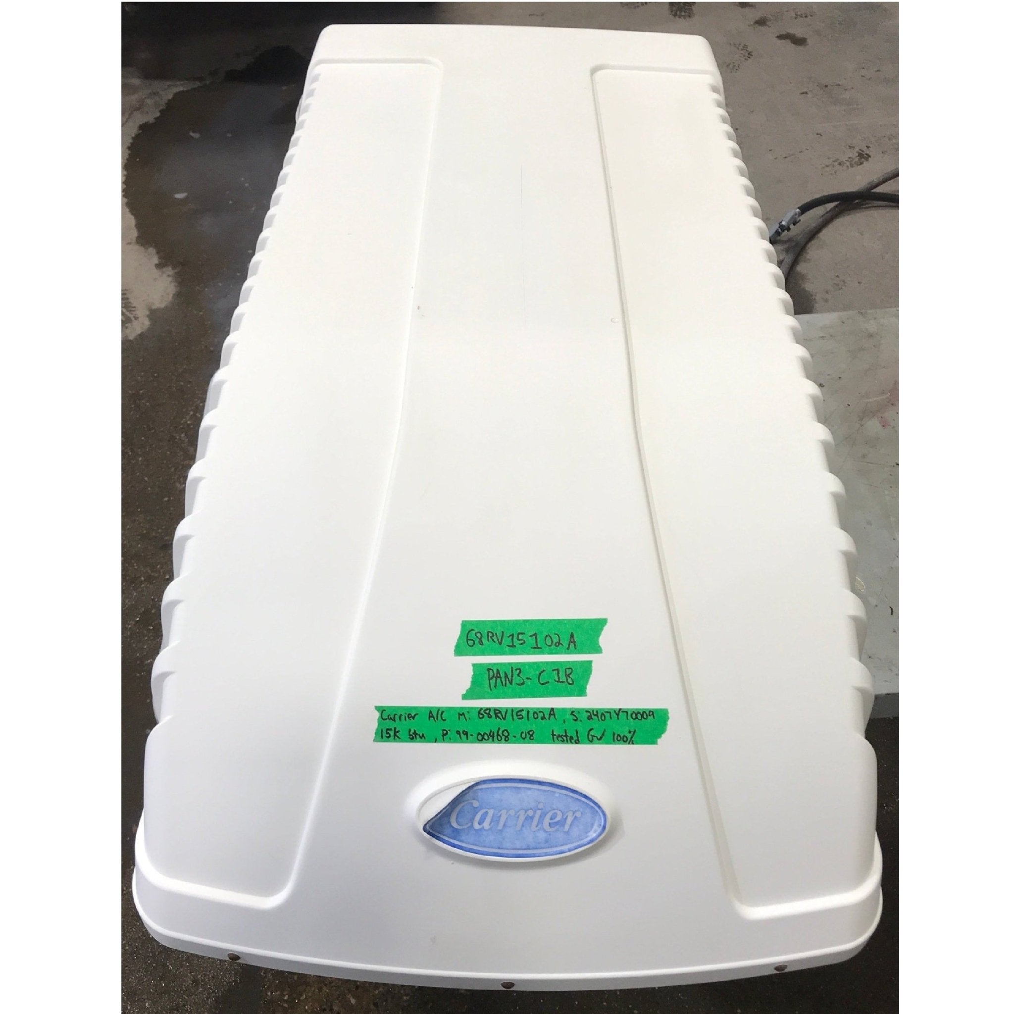 Used Carrier Air Conditioner, Head Unit, 15000 BTU, Cool Only - 68RV15102A - Young Farts RV Parts