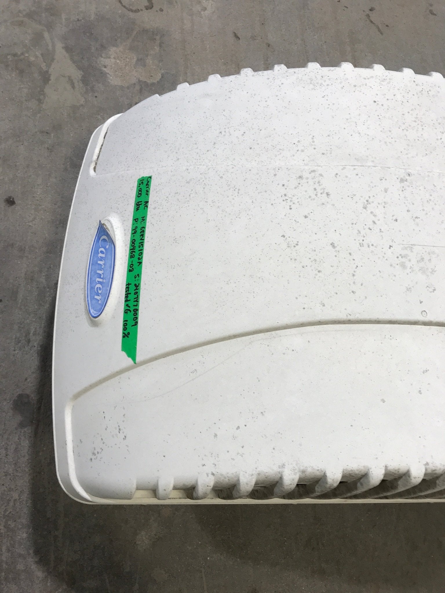 USED Carrier Air Conditioner Head Unit 68RV15102A - 15000BTU Cool Only - Young Farts RV Parts