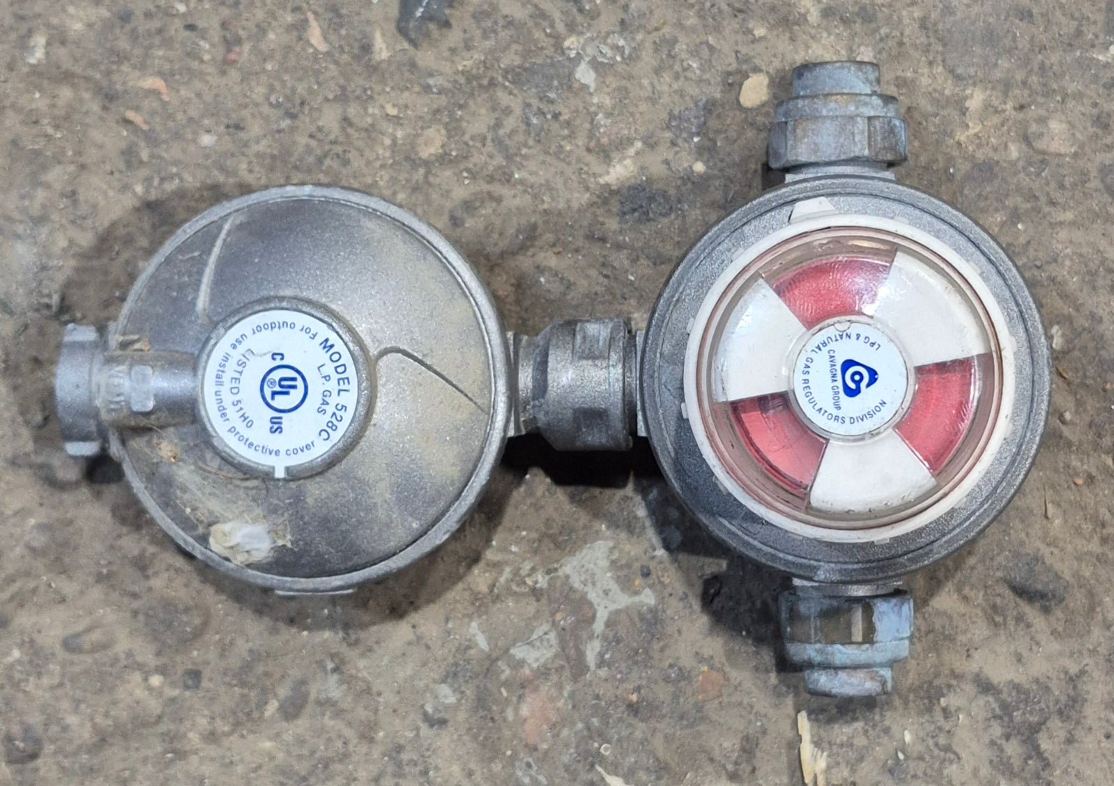 Used Cavagna Propane Regulator Model 528C - Young Farts RV Parts