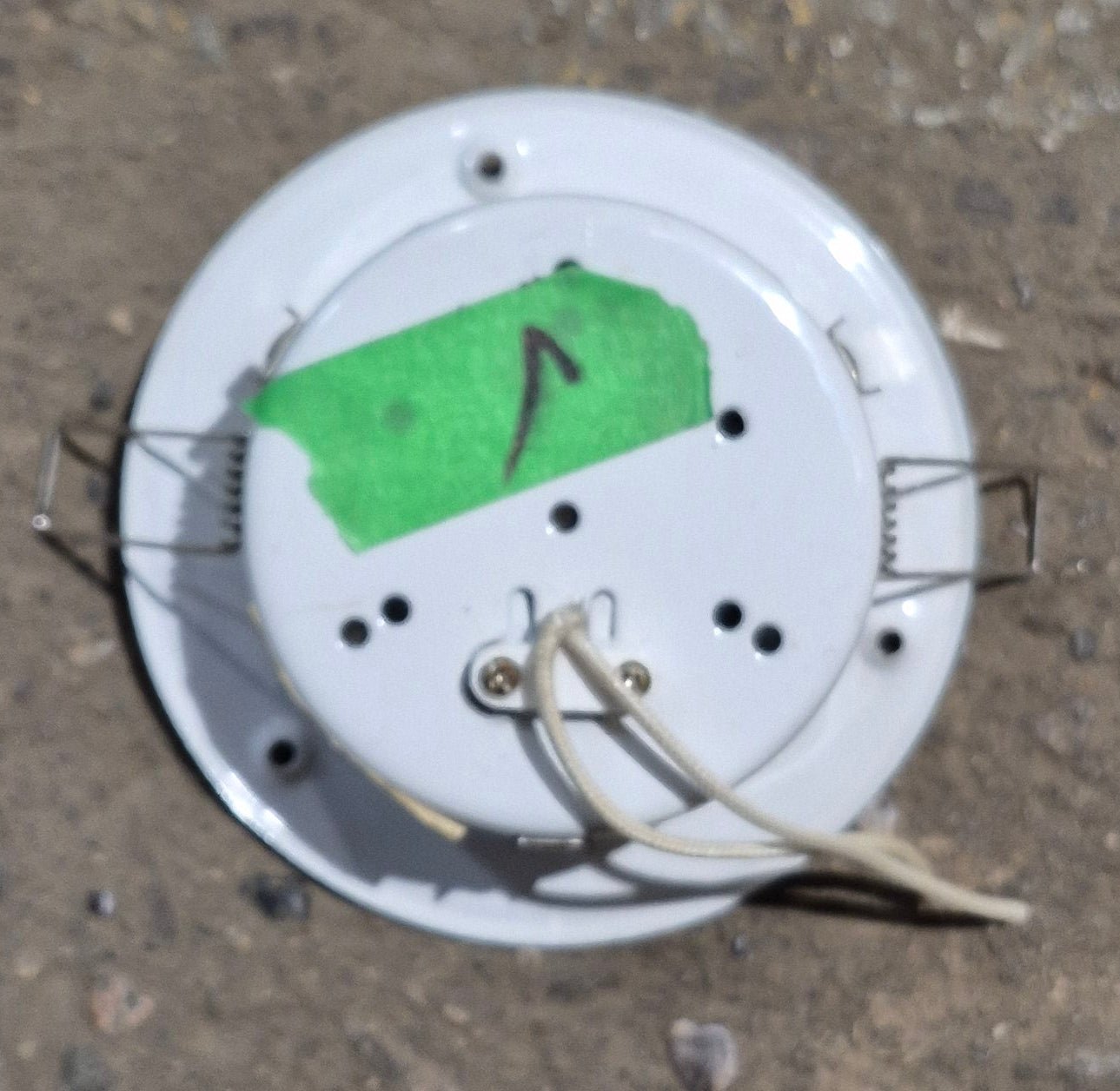 Used Ceiling Mount Light Fixture Replacement Lens - L9100 - Young Farts RV Parts