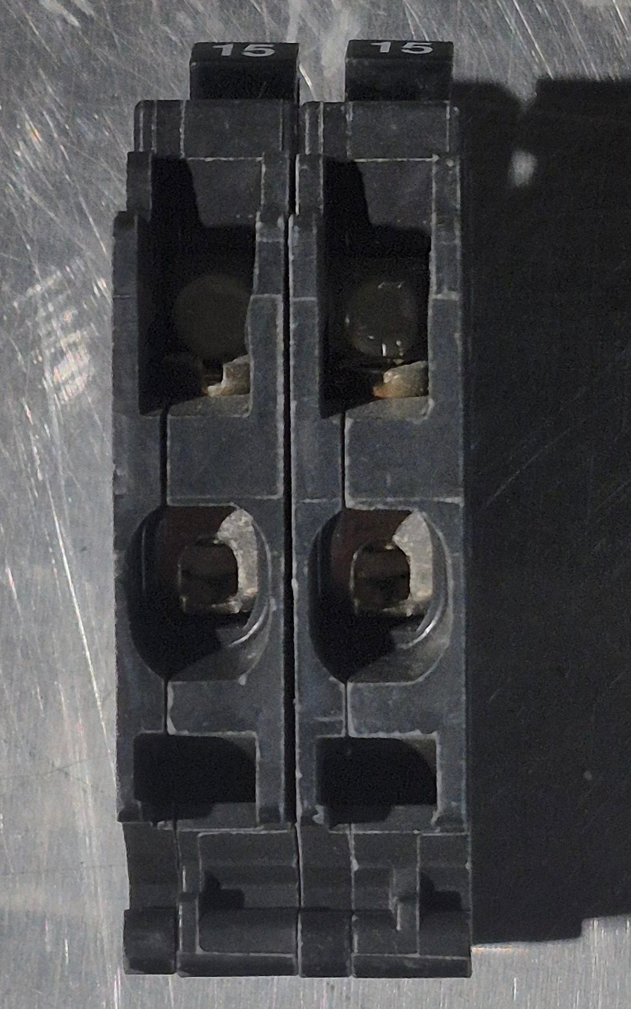 Used Circuit Breaker, Dual Pole 15/15 AMP - Young Farts RV Parts