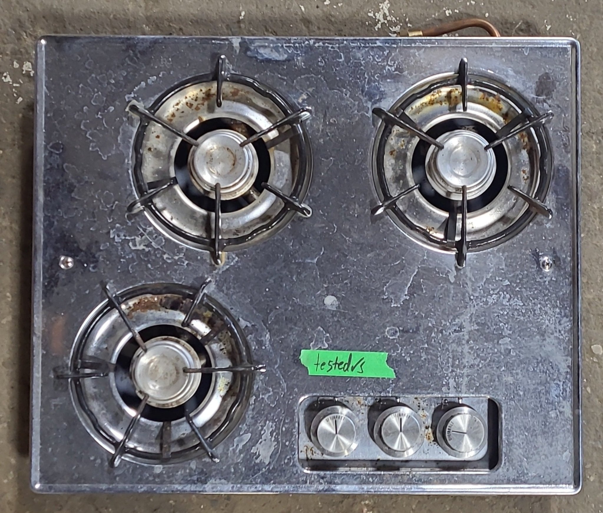 Used Coleman 2203K608 3 Burner RV Range / Cooktop - Young Farts RV Parts