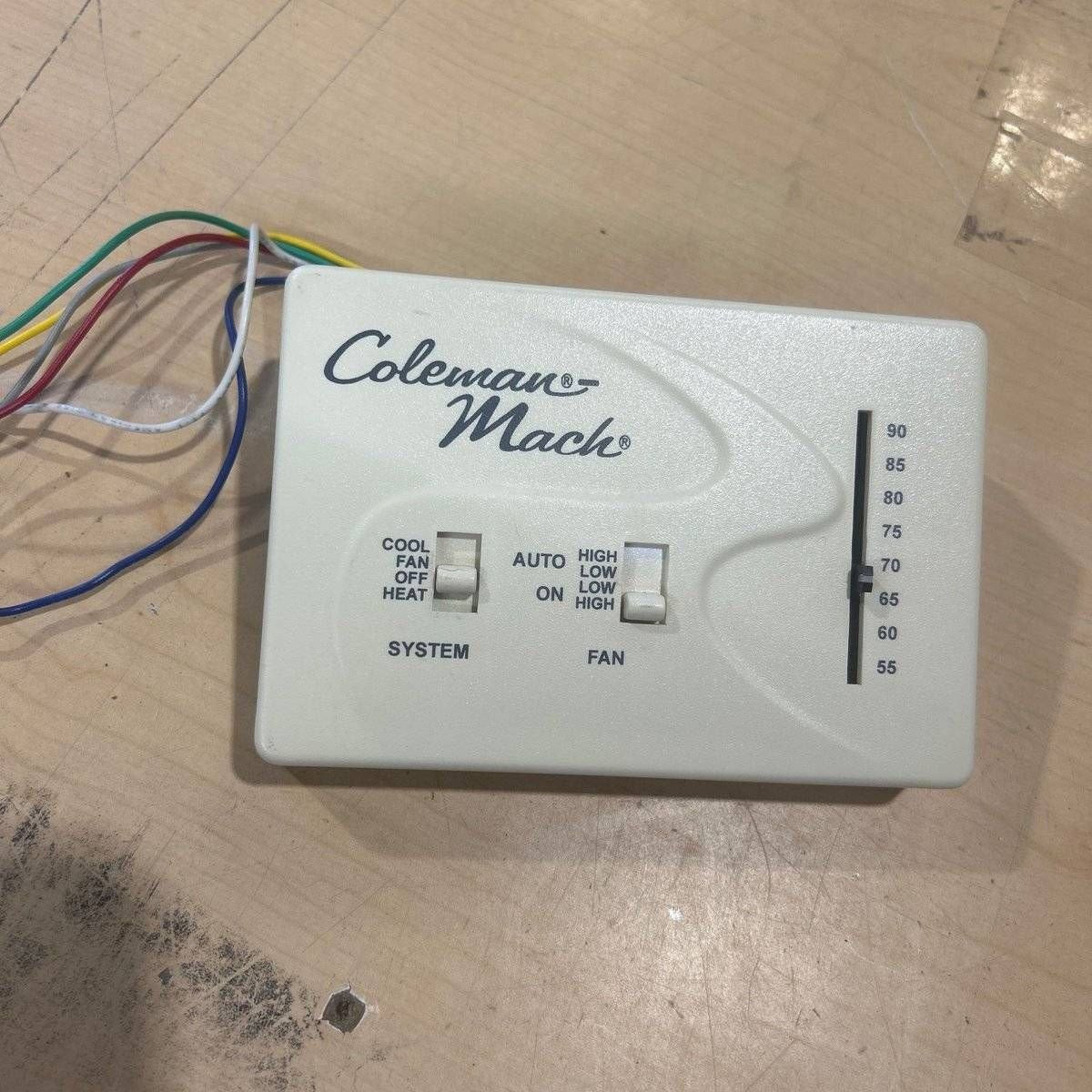 Used Coleman Air Conditioner Analog Thermostat - RVP-1S , 7330E335 - Young Farts RV Parts