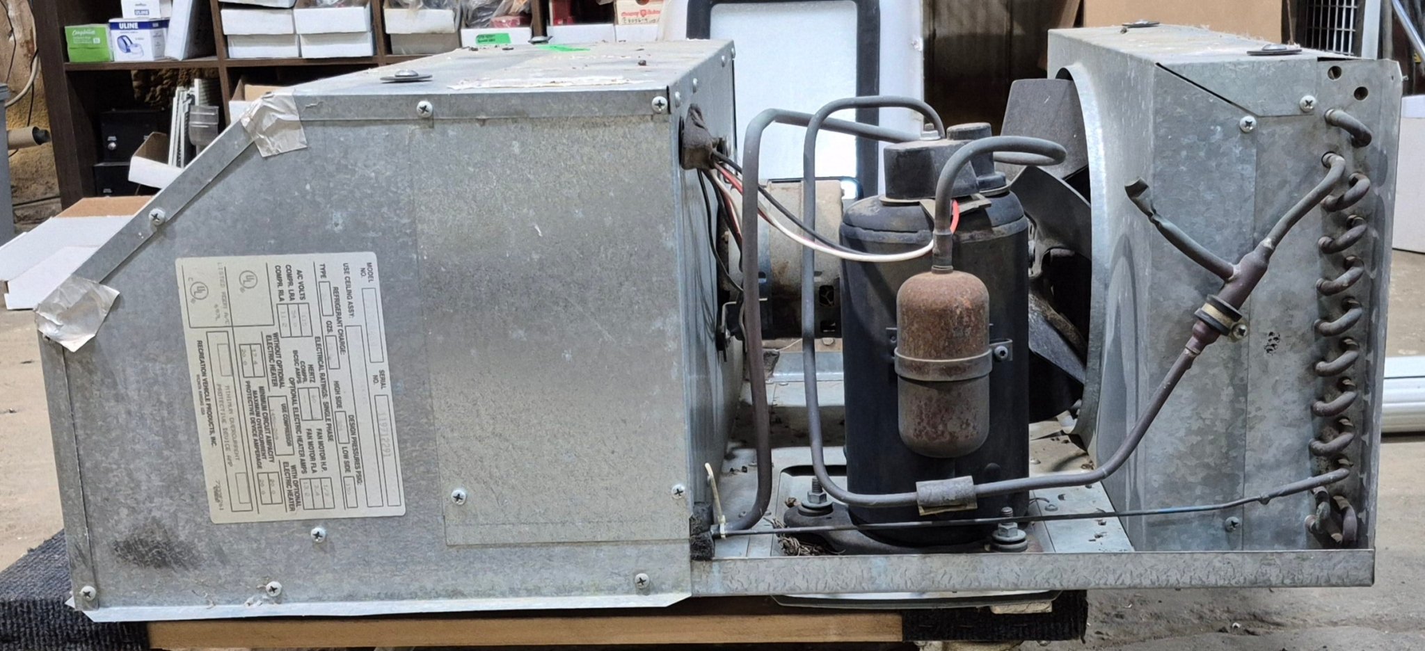 Used Coleman Air Conditioner Head Unit 7333D8664 - 13000 BTU Cool Only - Young Farts RV Parts