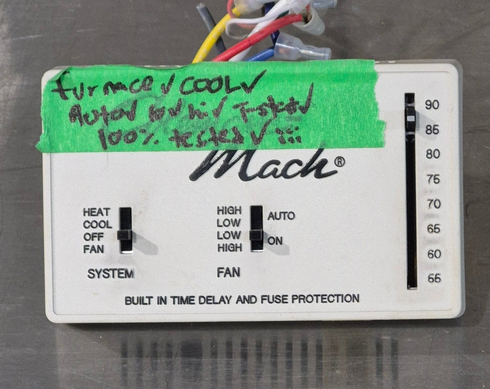 Used Coleman Mach AC Wall Thermostat - RVP - 1 , 7330C335 - Young Farts RV Parts