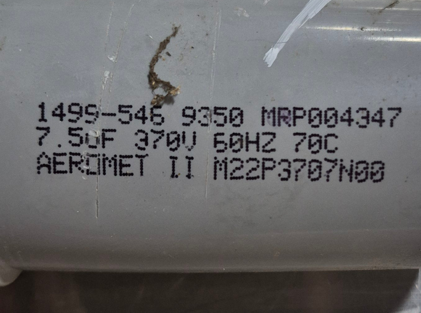 Used Coleman Mach Air Conditioner Fan Capacitor - 1499 - 5461 - Young Farts RV Parts