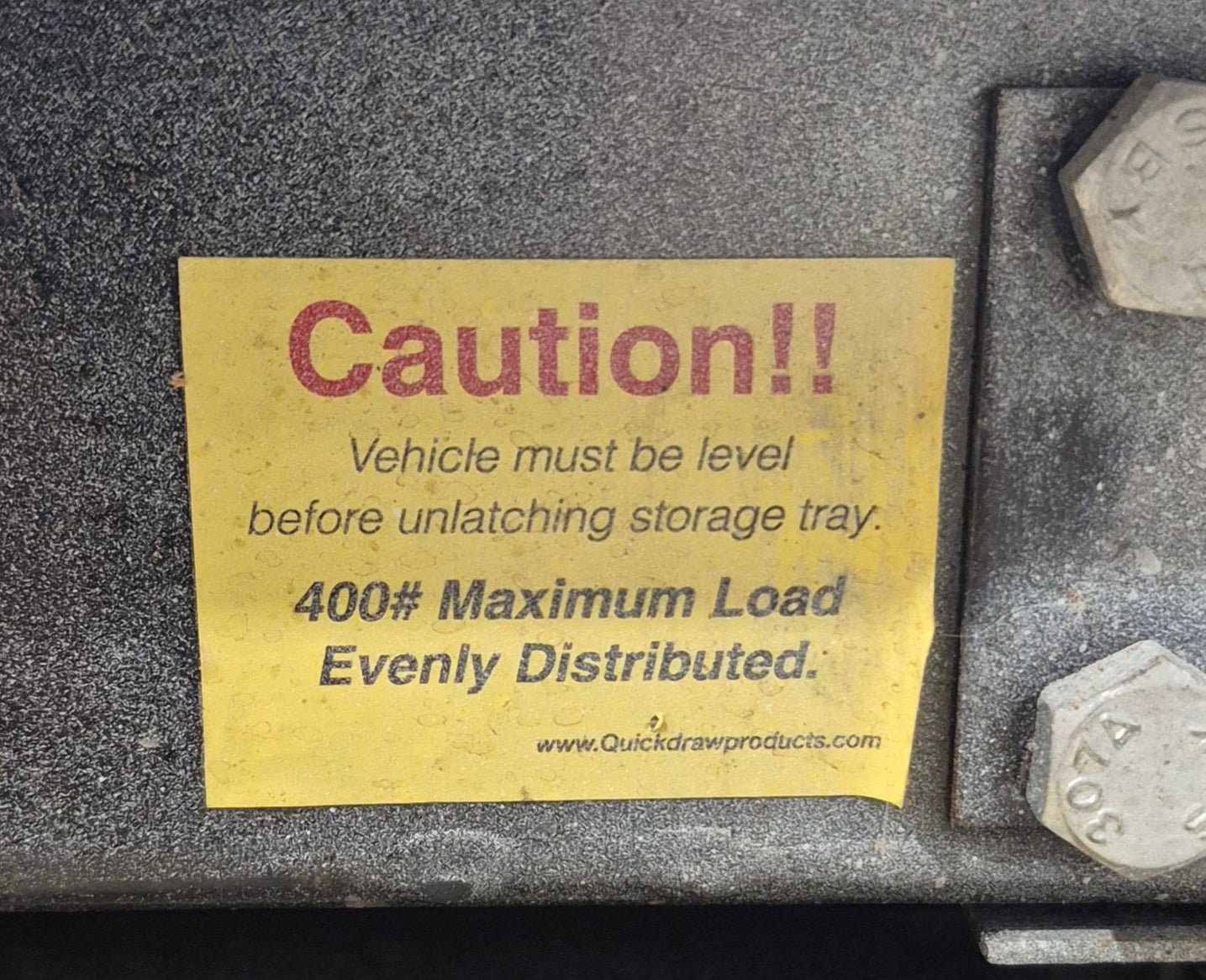 Used Compartment Storage Drawer - Lippert Quick Draw - Young Farts RV Parts