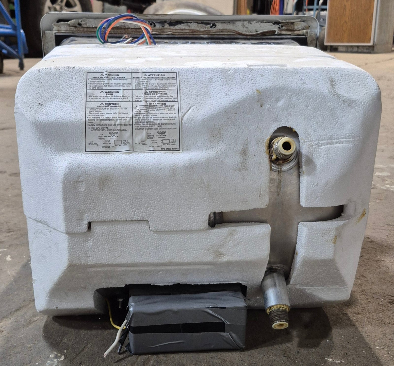 Used Complete Atwood GC6AA - 10E Hot Water Heater 6 Gal. - Young Farts RV Parts