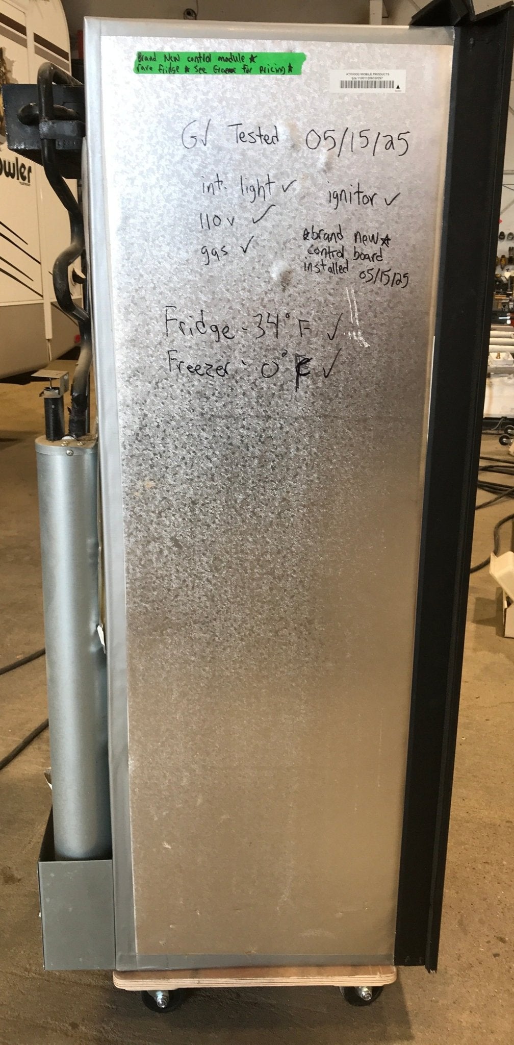 Used Complete Atwood Helium Fridge HE - 0601 - Young Farts RV Parts