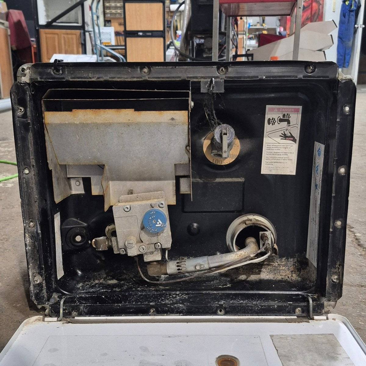 Used Complete Atwood Hot Water Heater, 6 Gallon - GC6AA - 8 - Young Farts RV Parts