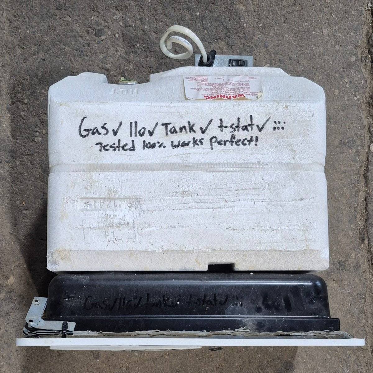 Used Complete Atwood Hot Water Heater, 6 Gallon - GC6AA - 8 - Young Farts RV Parts