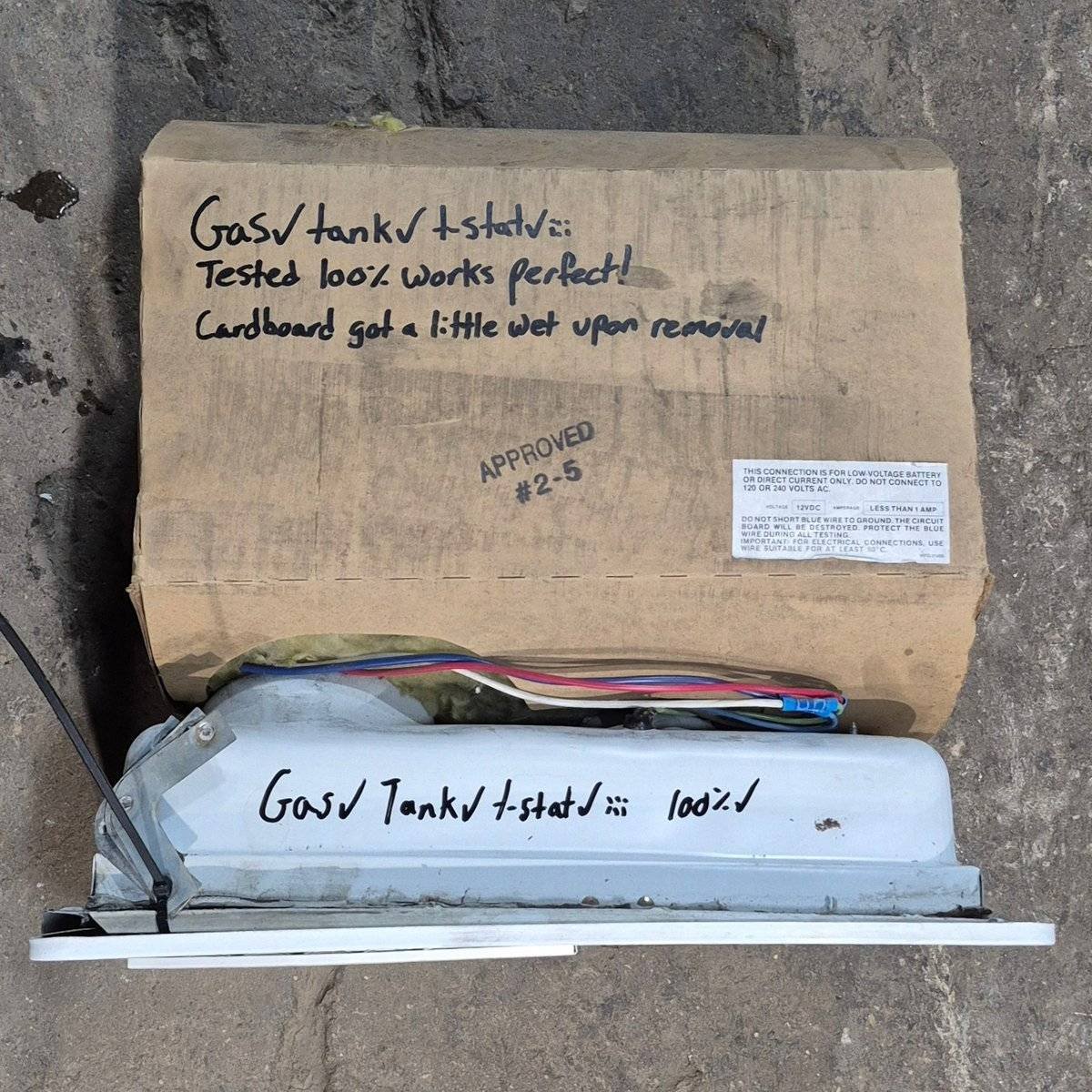 Used Complete Atwood Hot Water Heater - G6A - 8E - 16 X 16 X 12.375 - Young Farts RV Parts