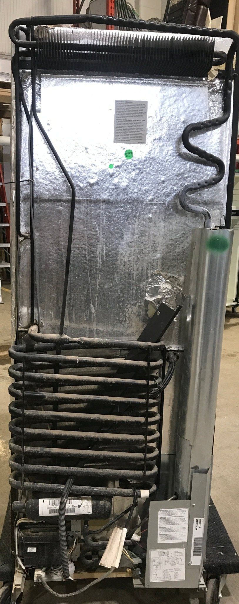 Used Complete Dometic DM2852LBX Fridge 2 - Way - Young Farts RV Parts