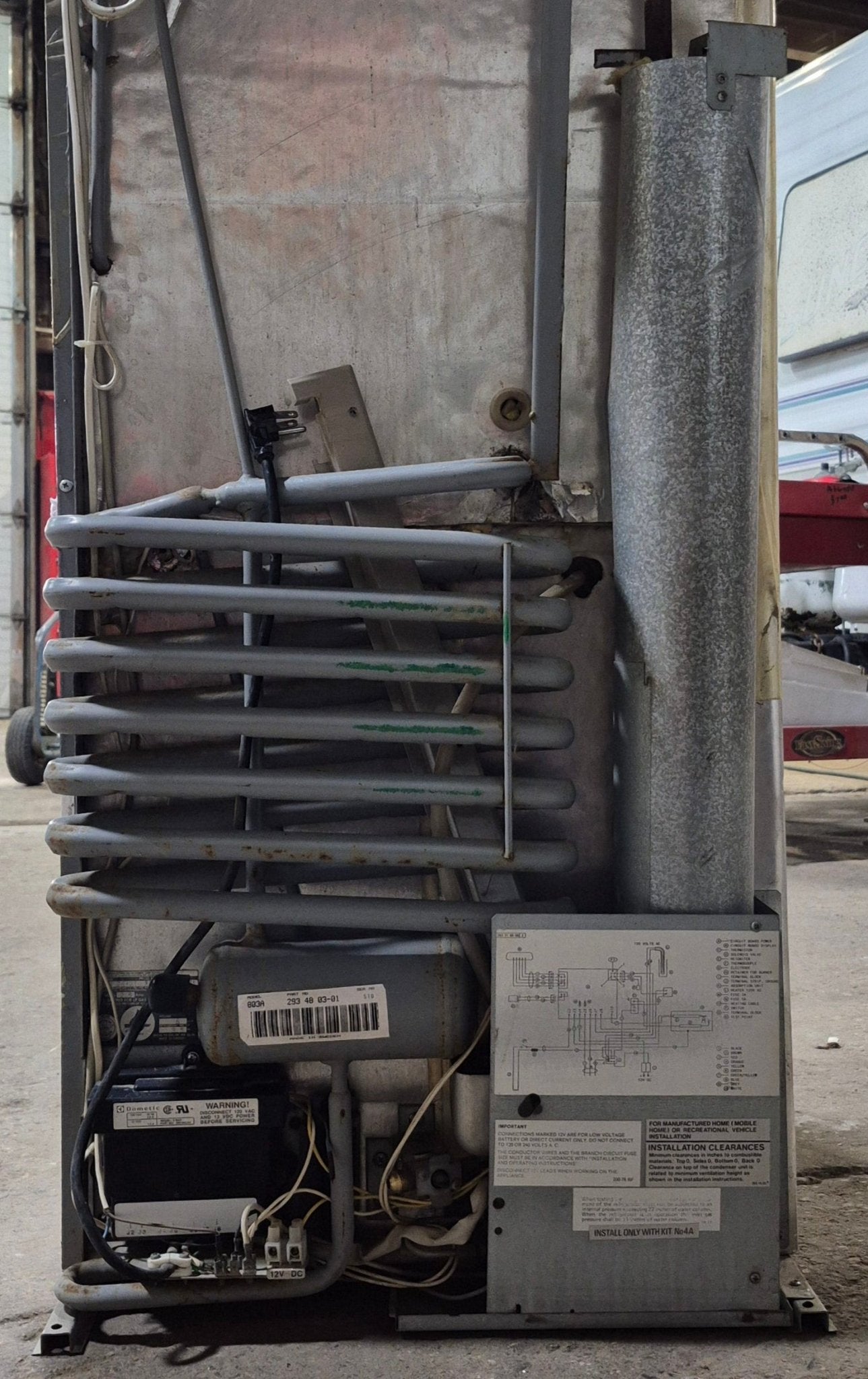 Used Complete Dometic Fridge, 2 - Way - RM2612 - Young Farts RV Parts