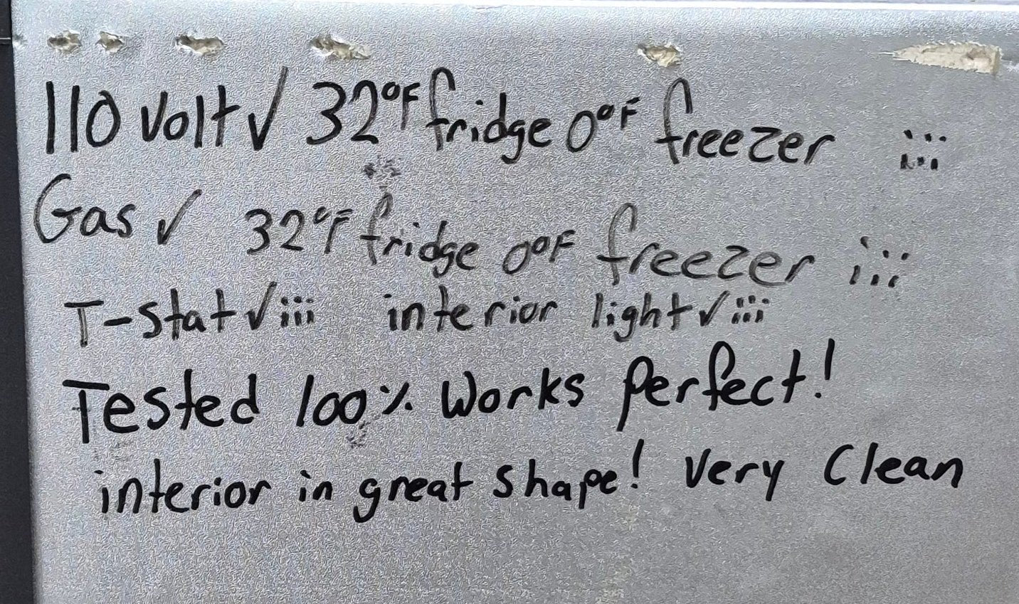 Used Complete Dometic Fridge, 2 - WAY - RM2652 - Young Farts RV Parts