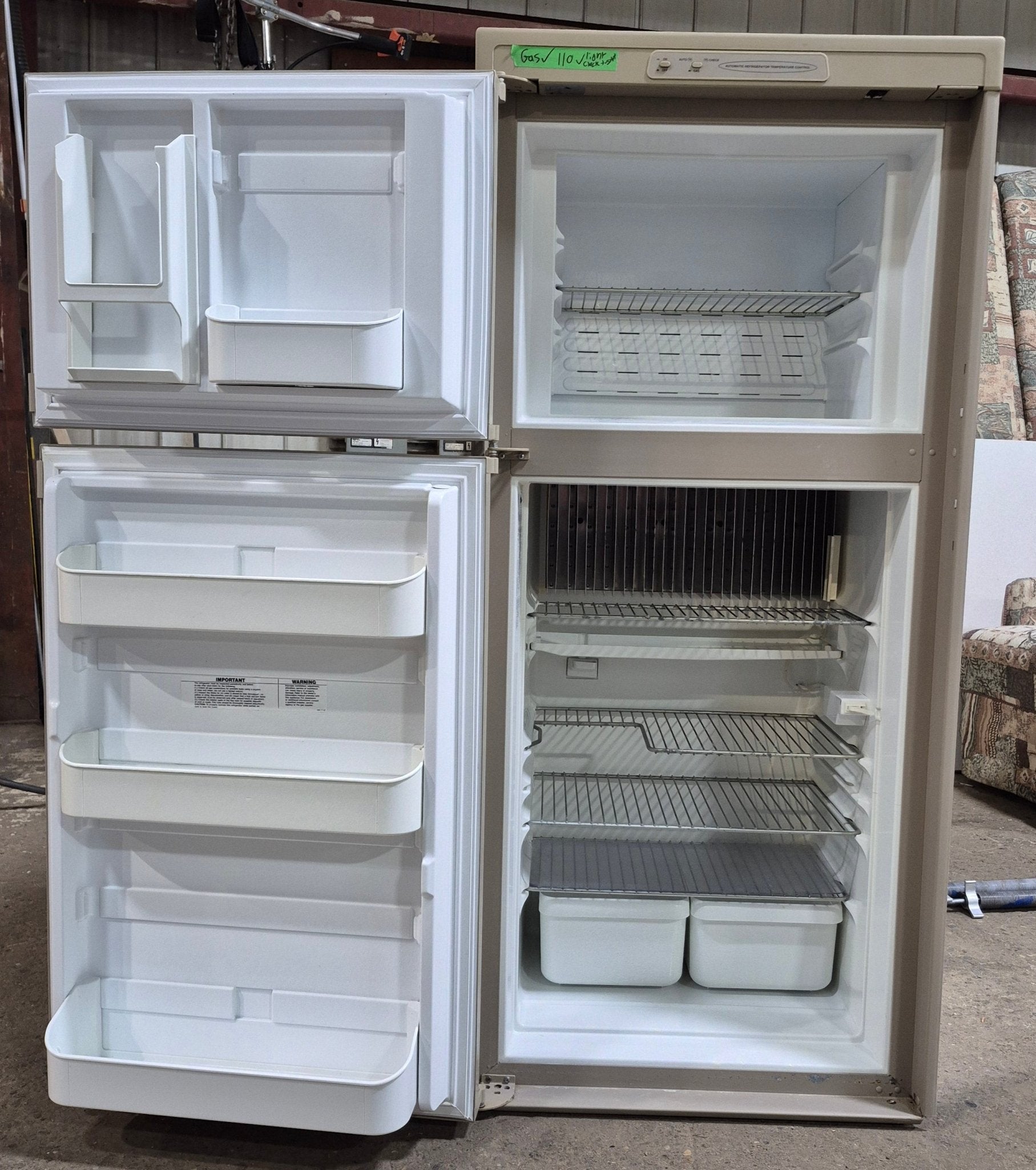 Used Complete Dometic Fridge, 2 - WAY - RM2652 - Young Farts RV Parts